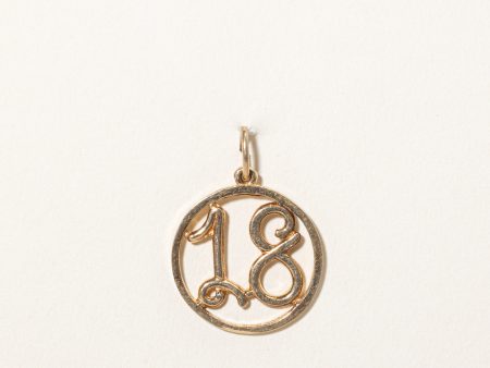 10k Yellow Gold  18  Charm Discount