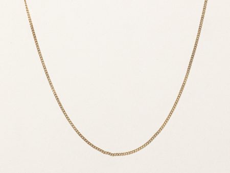 10k Yellow Gold Curb Link Chain | 19  | For Discount