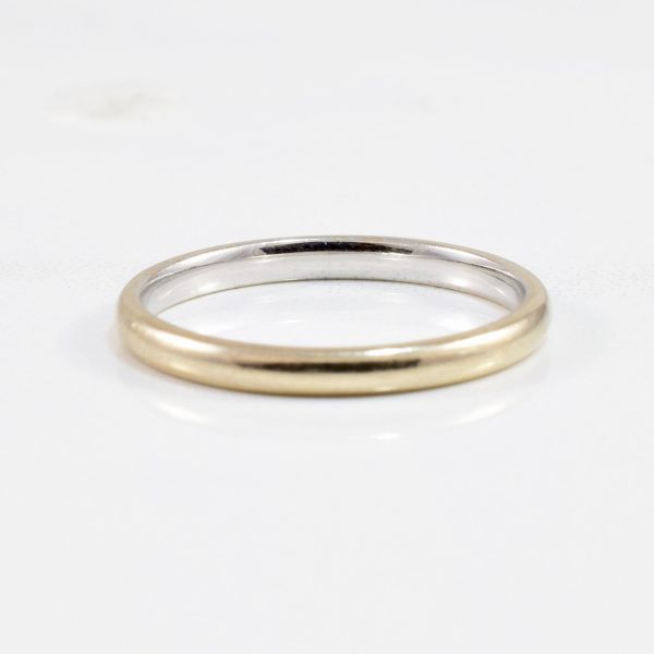 White Gold Band | SZ 6.75 | Online Sale