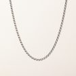 10k White Gold Anchor Link Chain | 22  | on Sale