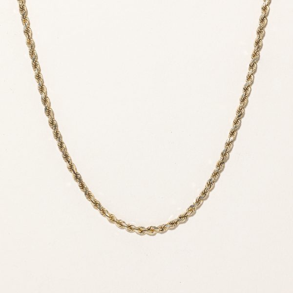 10k Yellow Gold Rope Chain | 22  | Online