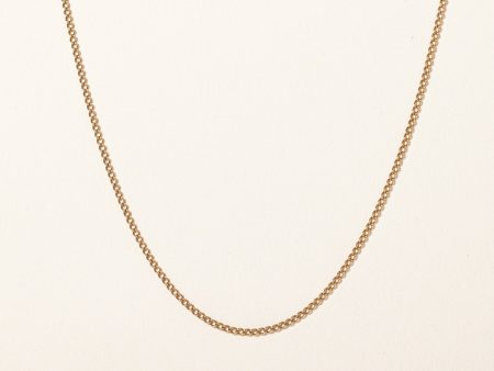 10k Yellow Gold Cuban Link Chain | 16  | Online