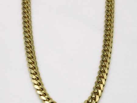 10k Yellow Gold Curb Link Chain | 20  | on Sale