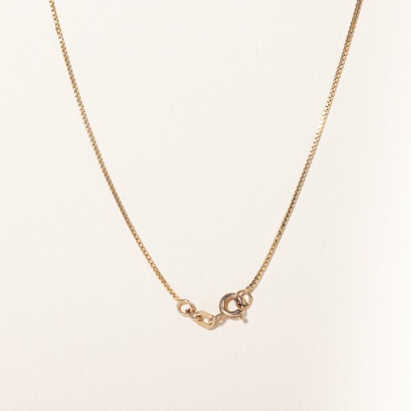 10k Yellow Gold Box Link Chain | 18  | Cheap