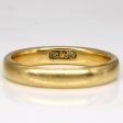 Vintage 18k Yellow Gold Band | SZ 6.25 | For Cheap