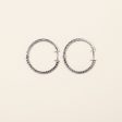 10k White Gold Diamond Hoop Earrings | 0.30ctw | Cheap