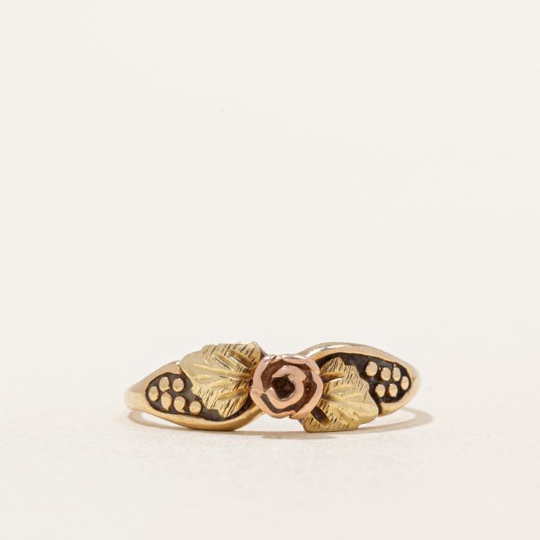 10k Two Tone Gold Rose Ring | SZ 6 | For Cheap