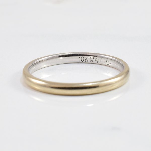 White Gold Band | SZ 6.75 | Online Sale