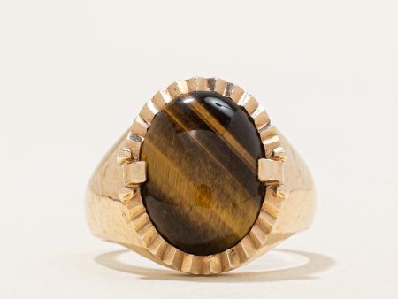 Tigers Eye Quartz Ring | SZ 10.25 Online Sale