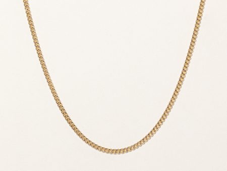 10k Yellow Gold Curb Link Chain | 22  | Cheap