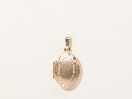 10k Yellow Gold Locket Charm Sale