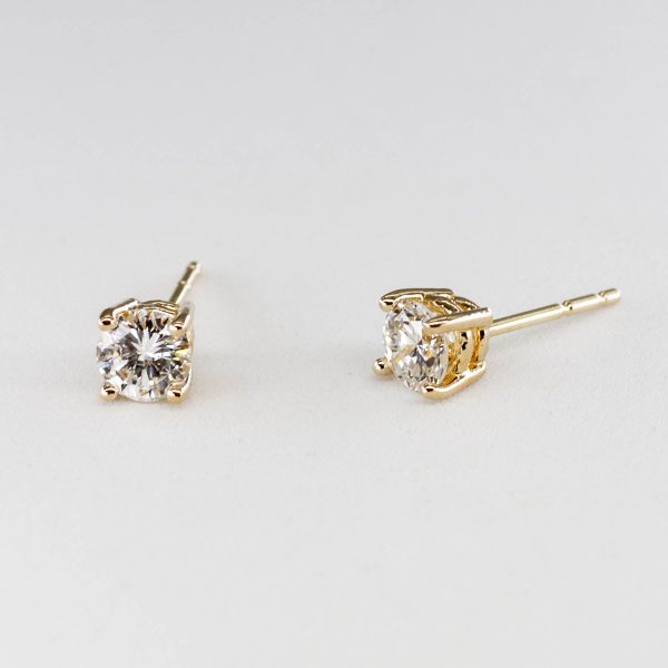 100 Ways  Diamond Studs in White or Yellow Gold | 2 3 carat | Options Available | Supply