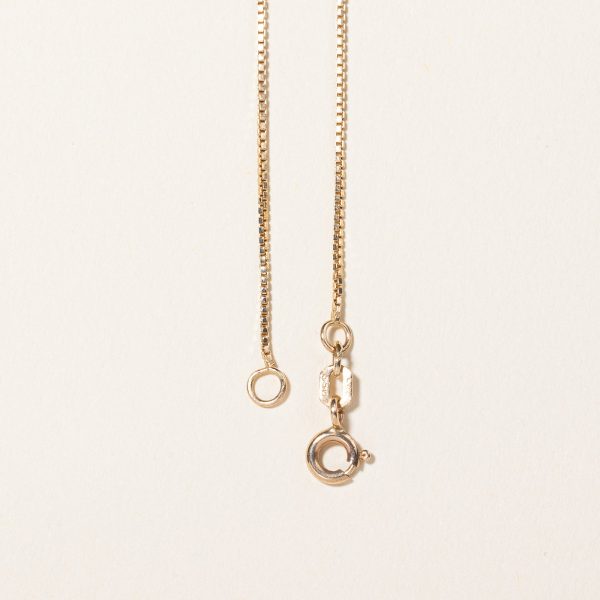 10k Yellow Gold Box Link Chain | 18  | Cheap