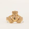 10k Yellow Gold Claddagh Ring | SZ 9.5 | For Cheap