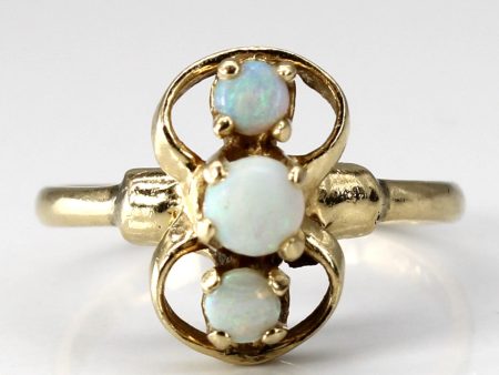 Three Stone Opal Ring | 0.26ctw | SZ 5.75 | Online