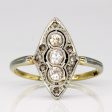 Vintage Three Old Cut Diamond Ring | 0.25ctw | SZ 5.75 | Online Sale