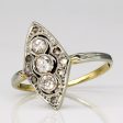 Vintage Three Old Cut Diamond Ring | 0.25ctw | SZ 5.75 | Online Sale