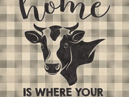 MAZ5348 - Home is Where Your Herd Is - 12x12 Online Hot Sale