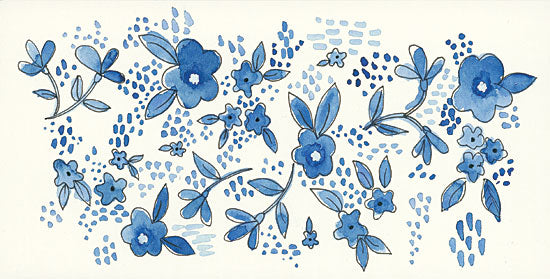 ALP1782 - Scattered Blue Flowers Online Sale