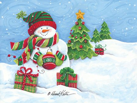 ART1108 - Snowman with Ornament Discount