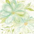 CIN1375 - Teal Big Blooms - 12x12 Hot on Sale