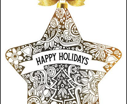 CIN1305 - Happy Holidays Ornament Cheap